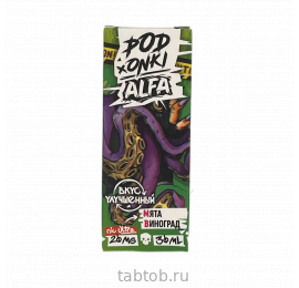 Жидкость Podonki Alfa Vape Мята Виноград 30 мл