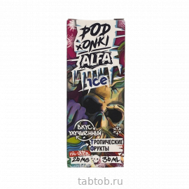 Жидкость Podonki Alfa Vape Тропические Фрукты 30 мл